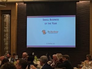 Small Business of Year Announcement - Dr.Backup