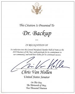 Senate Award Citation