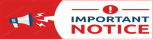 Important Notice